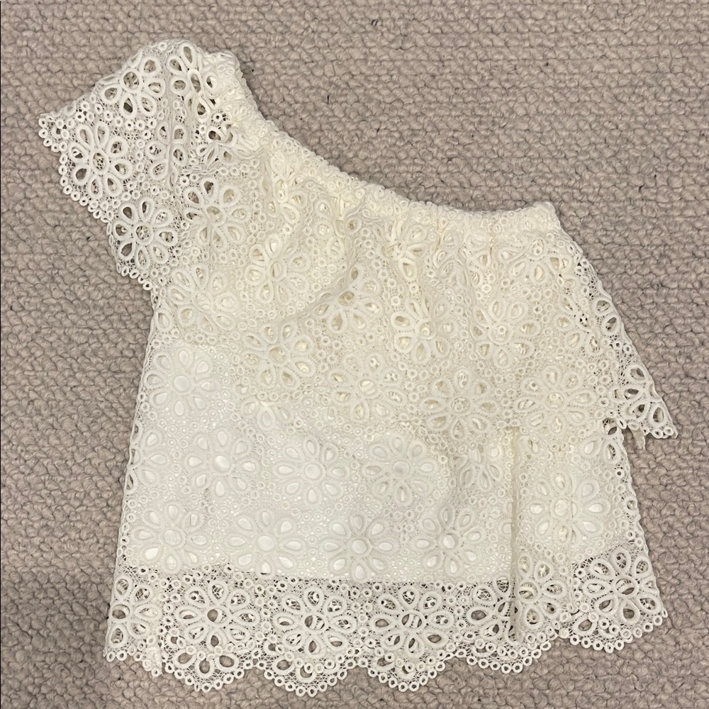 Jack by BB Dakota Lolita One-Shoulder off-white XS - Picture 5 of 11